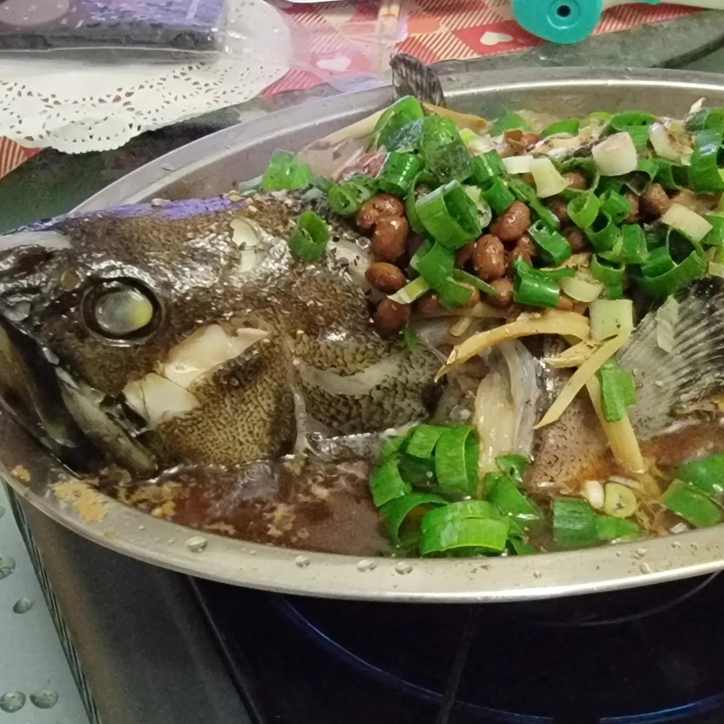 清蒸石斑鱼（老虎斑）怎么做_清蒸石斑鱼（老虎斑）的做法_豆果美食
