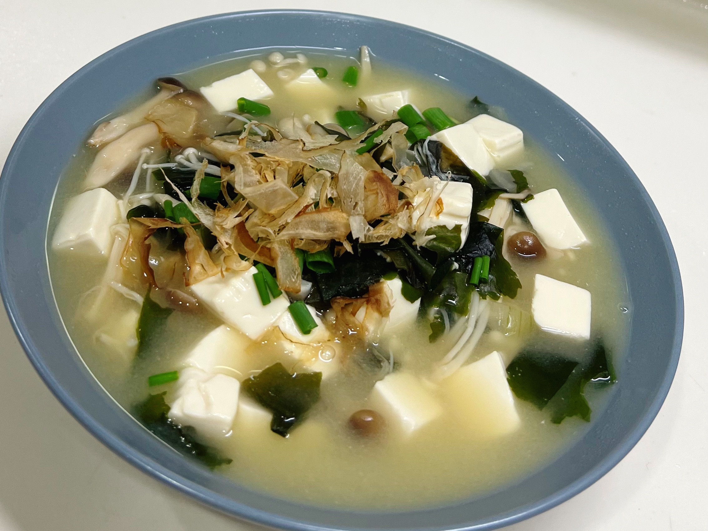 海帶芽豆腐味增湯