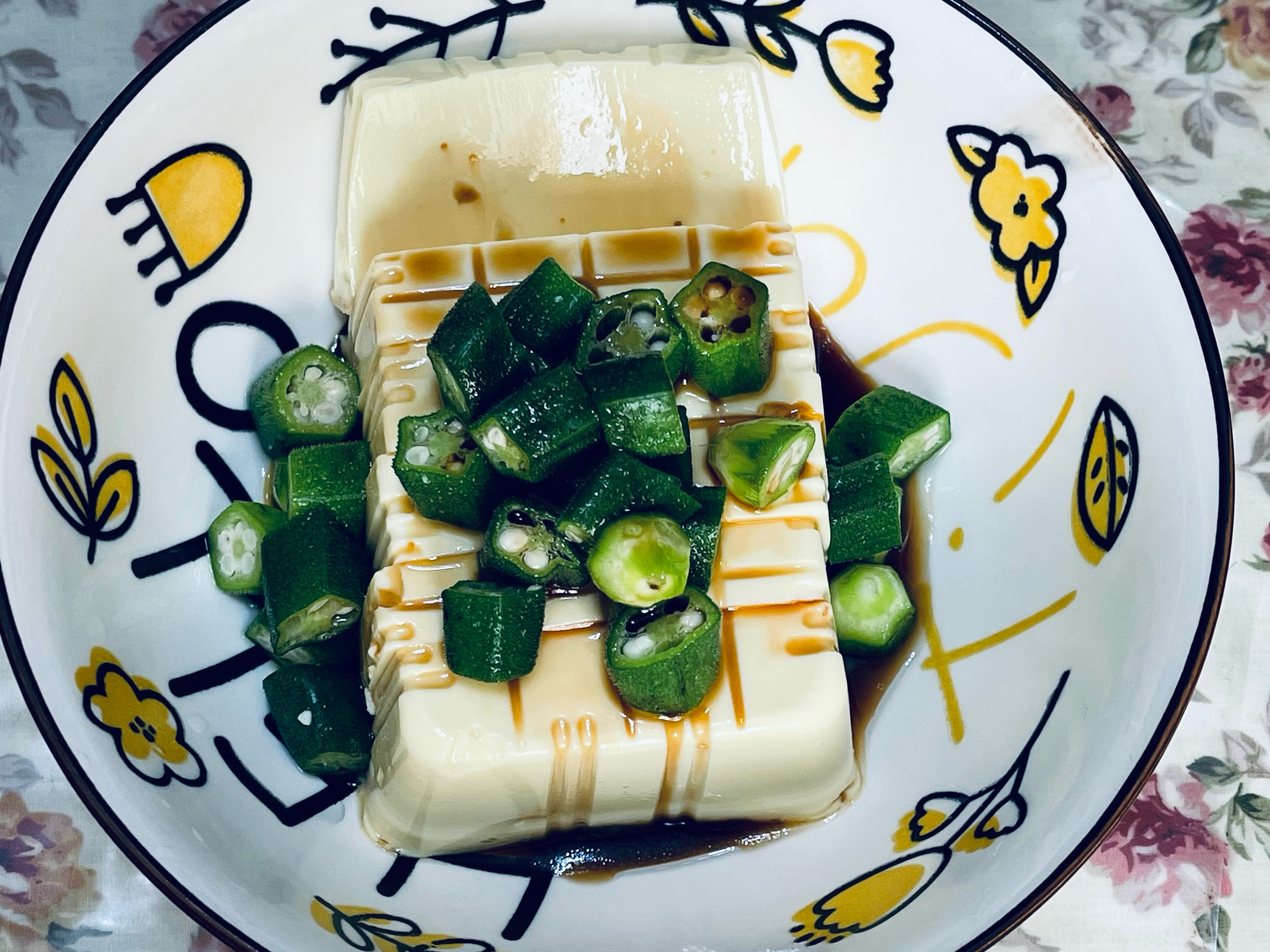 （無油）味噌秋葵燒豆腐～全素 by 簡單就好 - 愛料理