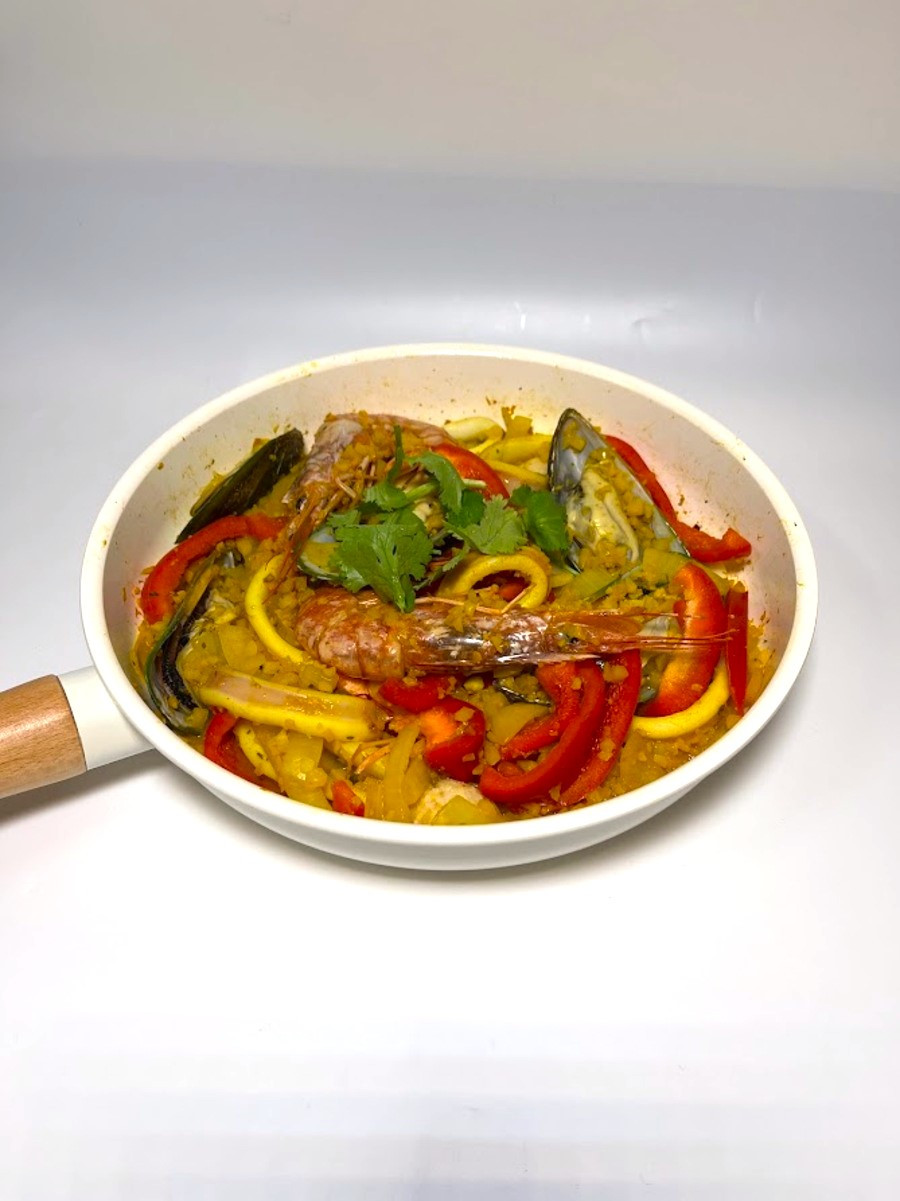 生酮食譜西班牙燉飯 By 米林香and黃正宜低卡餐 愛料理 