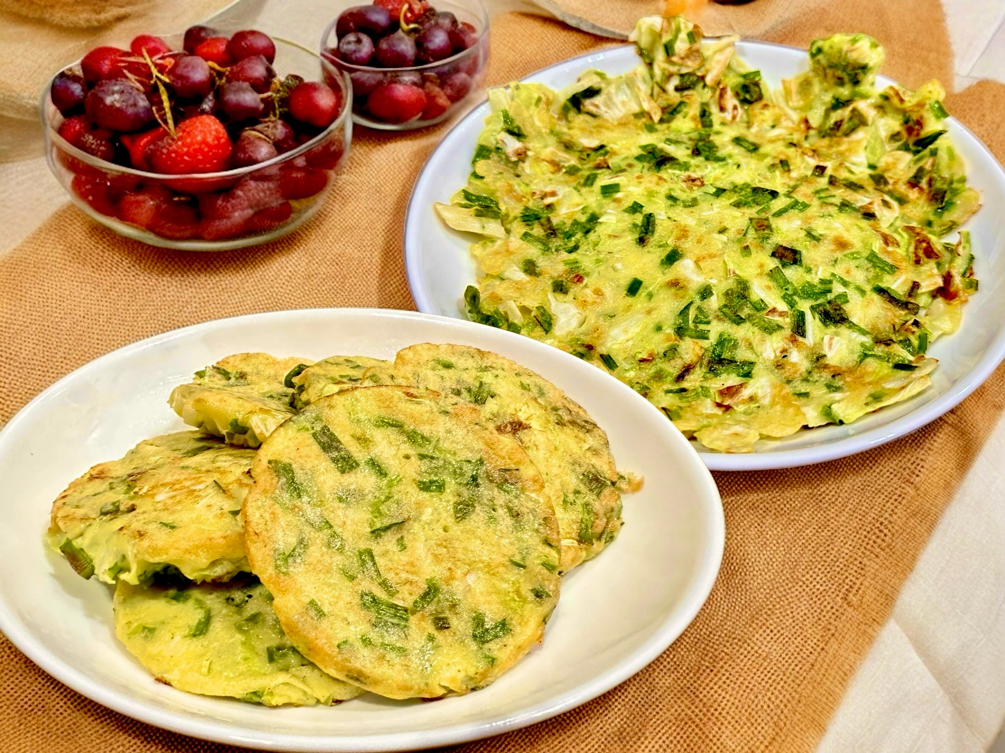 Leek shallot pancakes by Yuki LW - 愛料理