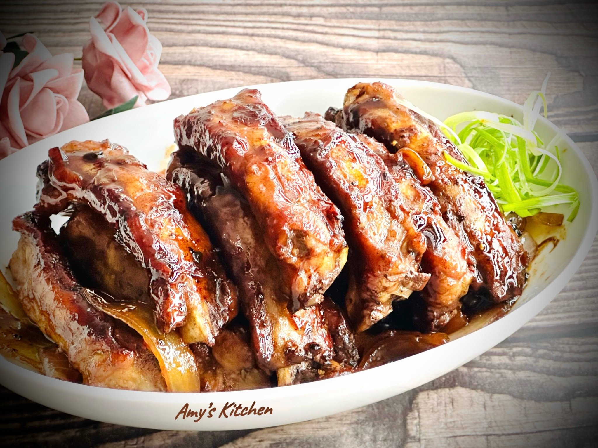 Pork ribs in sauce / home cooking by Amy's Kitchen 愛料理