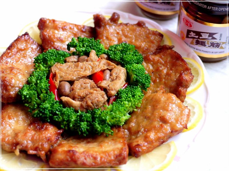 諸事如意 愛之味 土豆麵筋滷豬排by 美魔女jolyn 愛料理