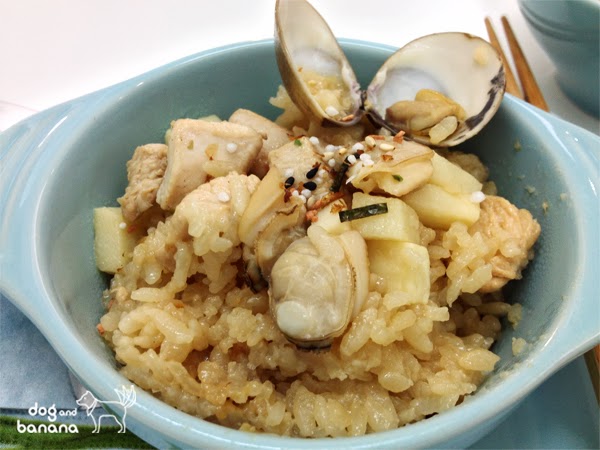 竹筍蛤蜊雞肉炊飯
