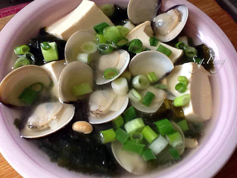 海帶芽文蛤味噌湯