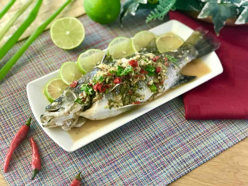泰式清蒸柠檬鱼/水波炉