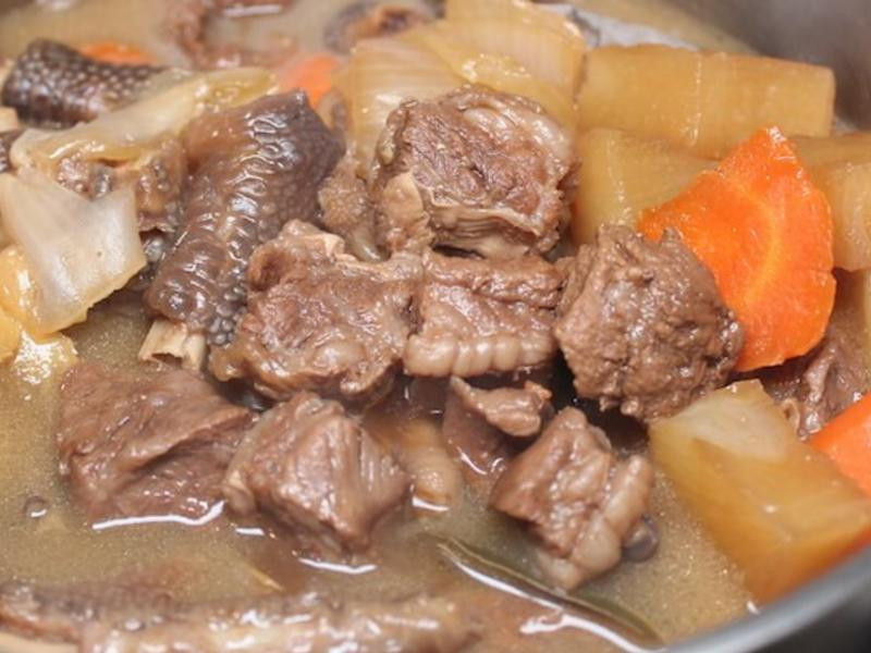 家常料理系列-红烧白玉牛肋条