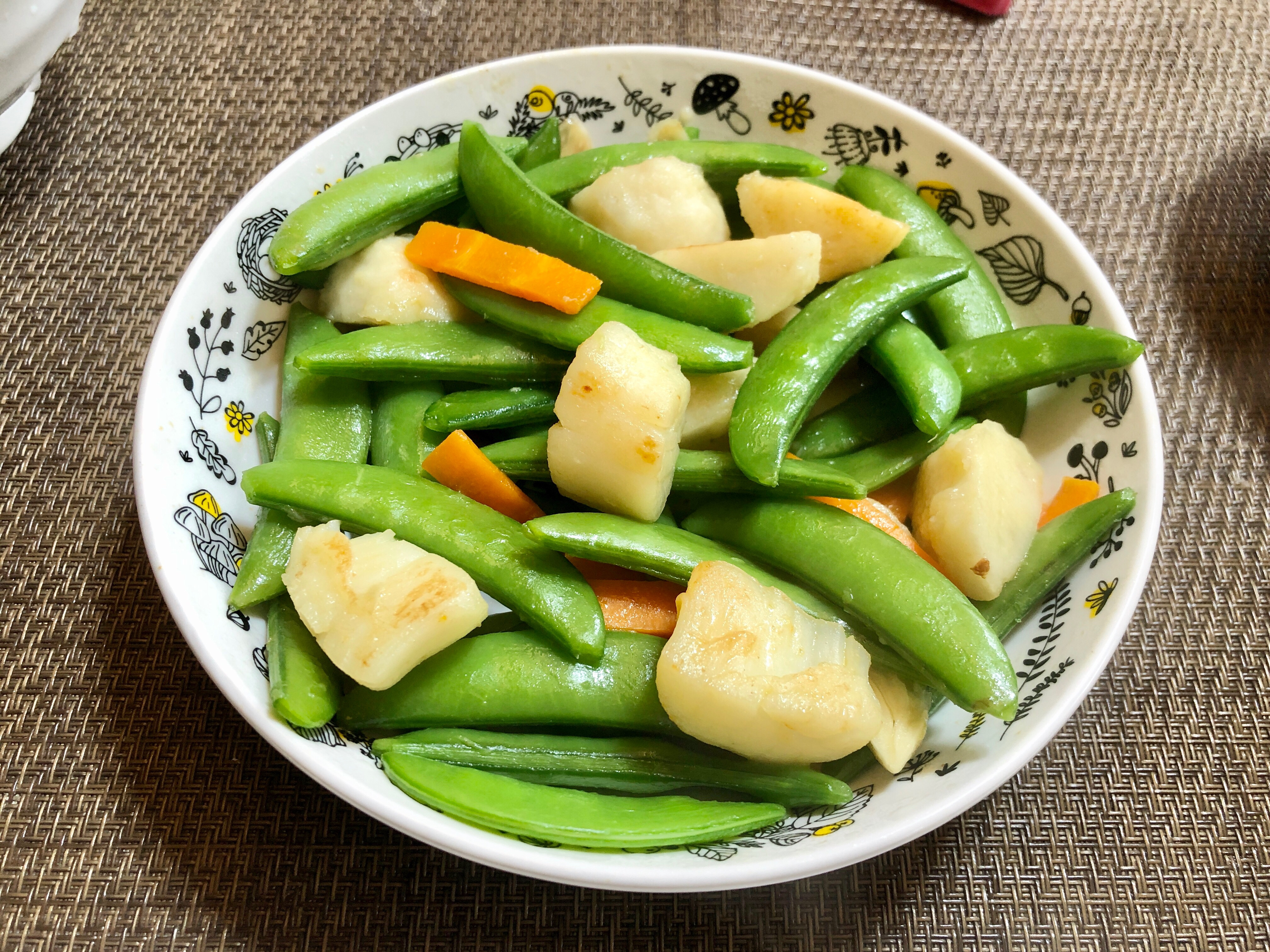 干貝炒甜豌豆by Yuki Lw 愛料理