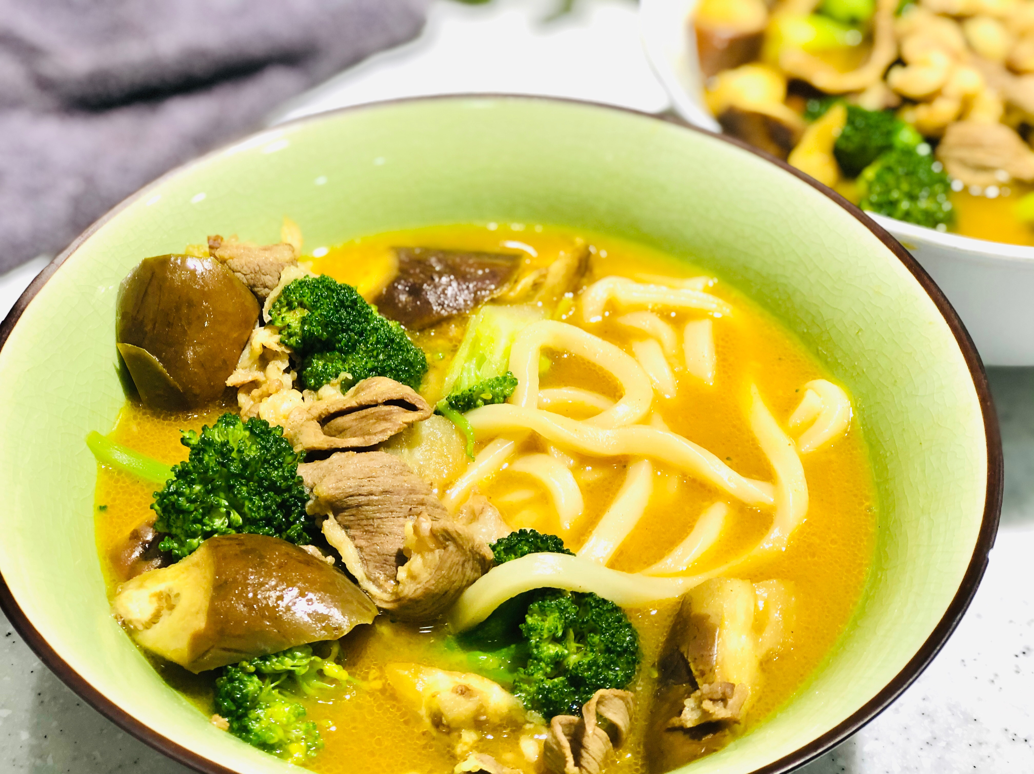 肉片茄子花椰菜咖哩湯烏龍麵by 潔西卡的家常美味 愛料理