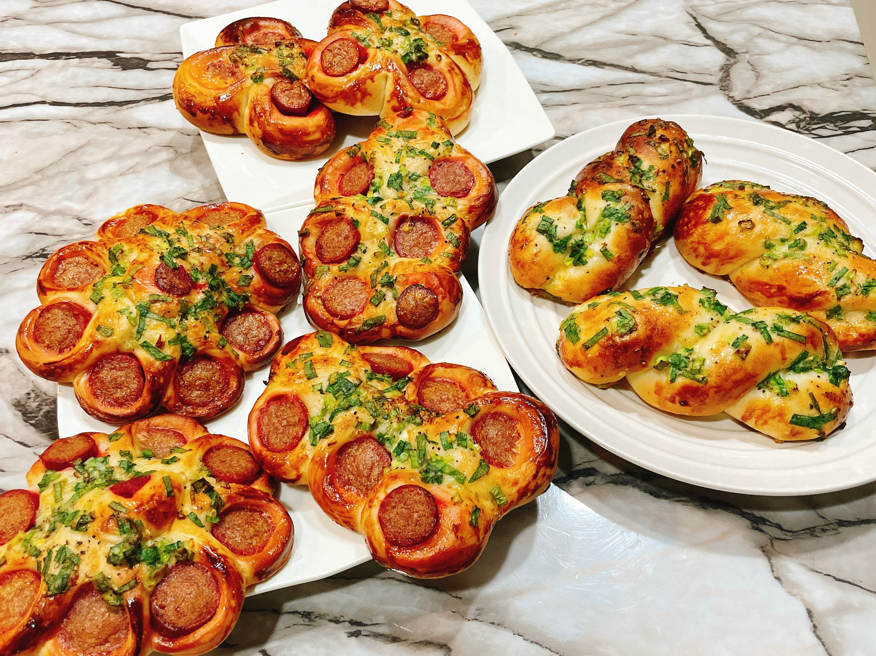 熱狗蔥花捲麵包by 余優里 愛料理