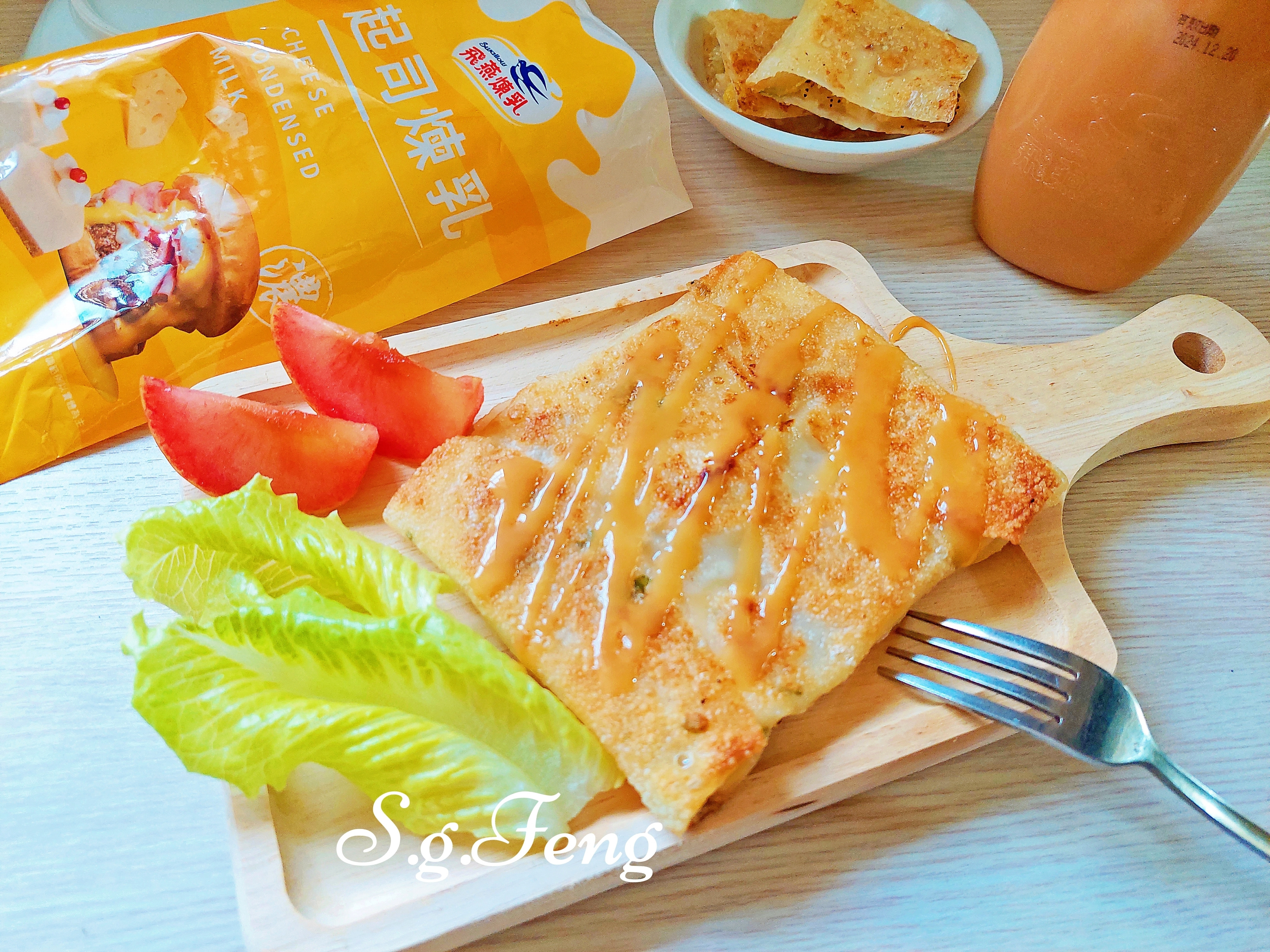 起司煉乳香蕉煎餅by Feng Lin - 愛料理